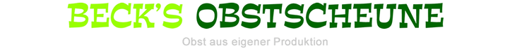 Logo Becks Obstscheune